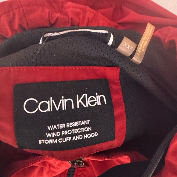 Calvin Klein Red Water-Resistant Jacket - Picture 2 of 6